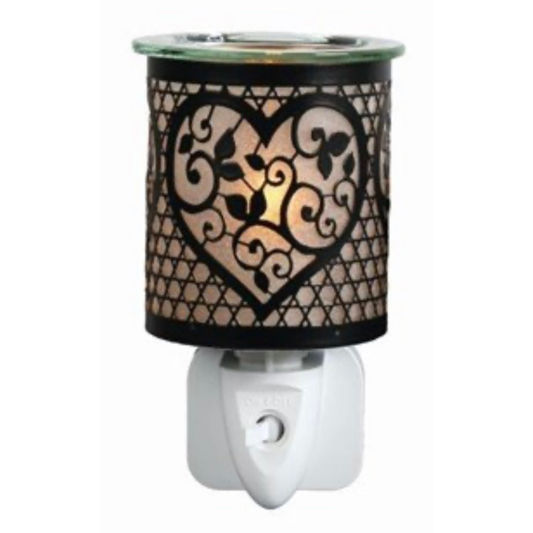 Plug in Burner - Black Heart